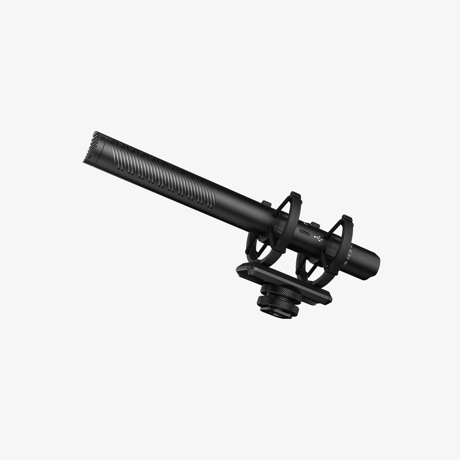 SYNCO D30 Professional Highly Directional Camera Shotgun Mic with Type-C Interface,  82dB SNR, Stepless Analog Gain Knob, Doubled Sound Track Protection, 75Hz/150Hz Low Cut Filter - Image 4