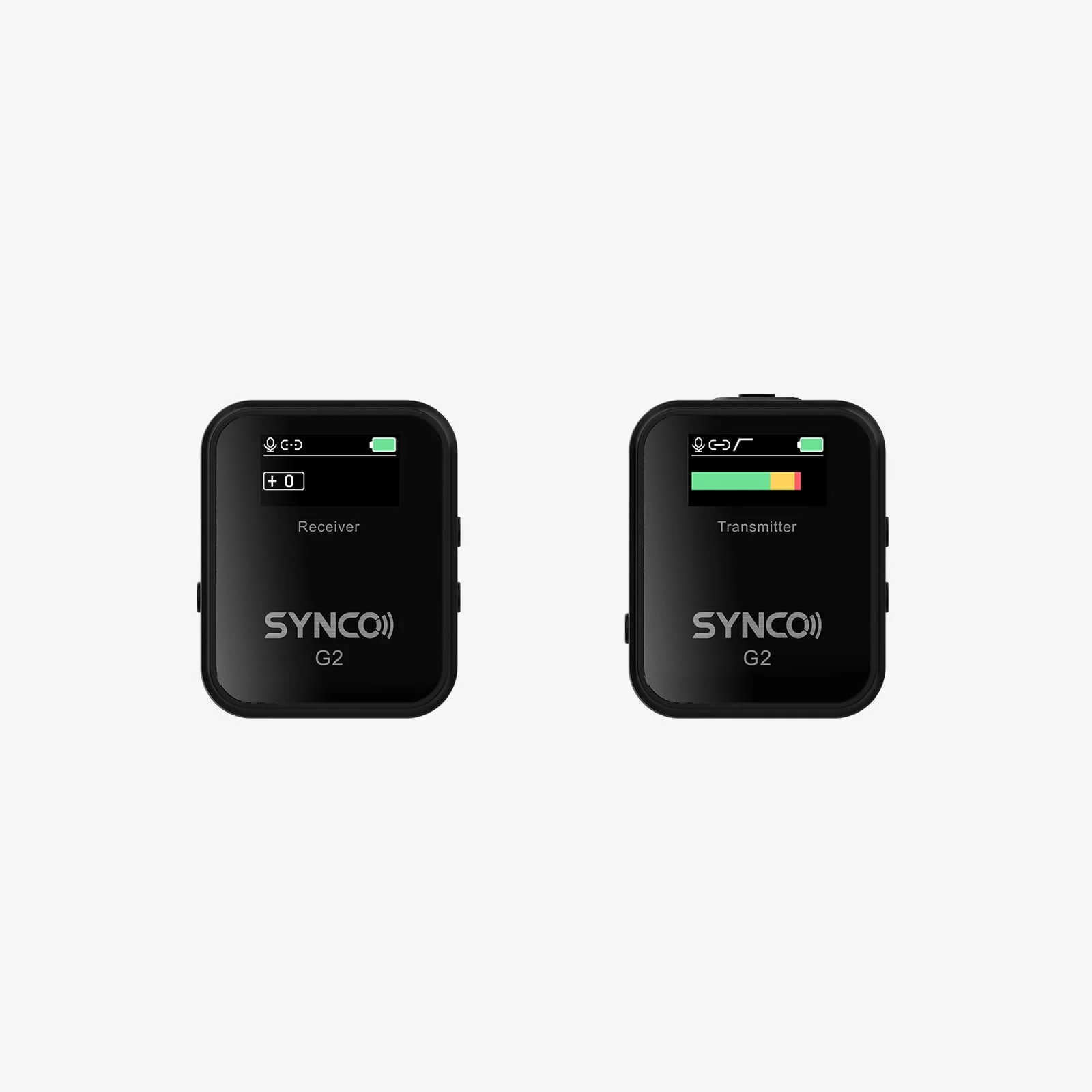 SYNCO G2(A1) Portable Wireless Microphone, 1 Transmitter, 8h Recording, 200m Transmission Range, TFT Screen - Image 4