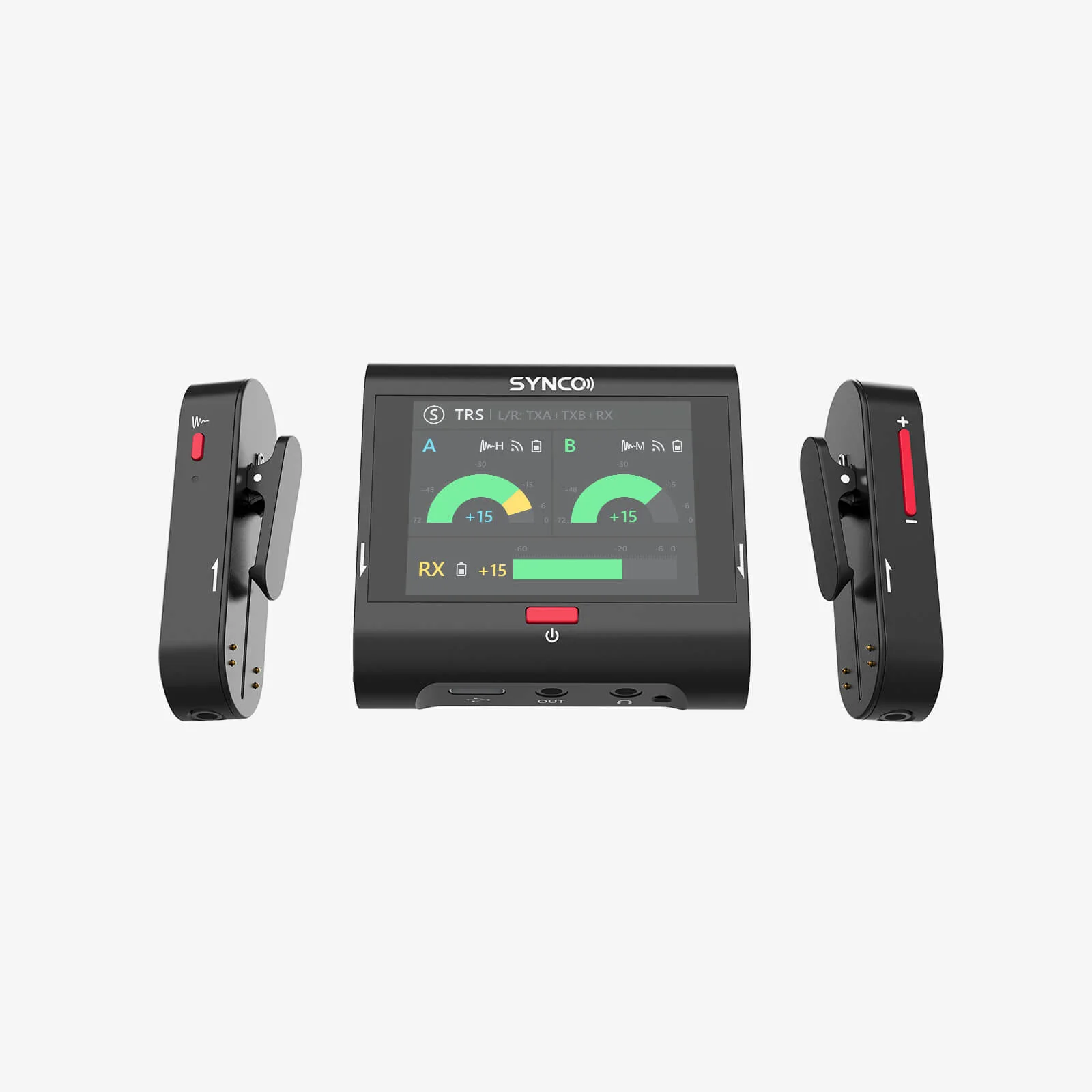 SYNCO G3 Pro Wireless Collar Microphone, Three-Level Noise Cancellation, 2 inch Touch Screen - Image 4