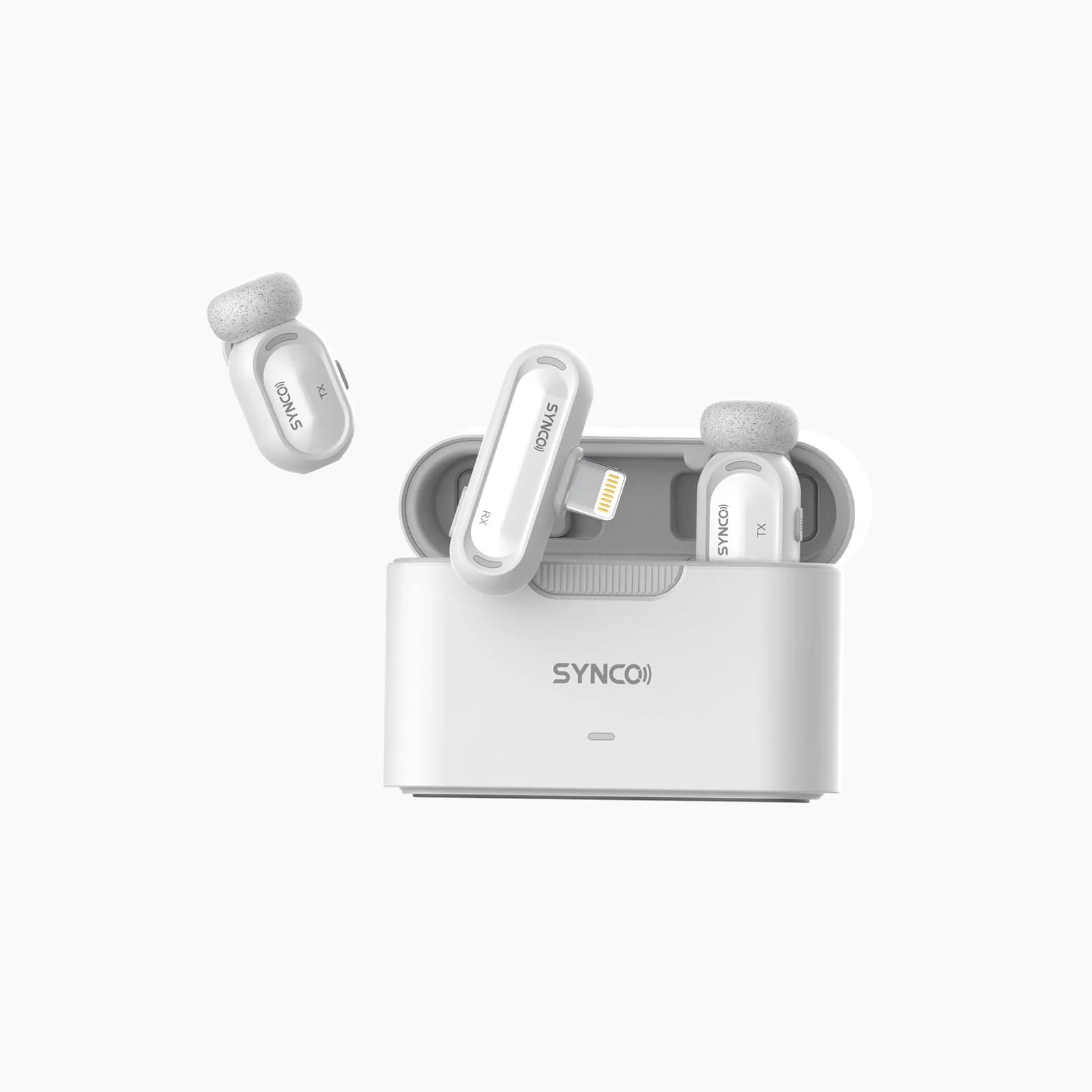 SYNCO Smic Mini Wireless Lavalier Microphone for Phone, 48kHz/24-bit Audio, 12h Recording Total, Noise Reduction, 100m Transmission - Image 2