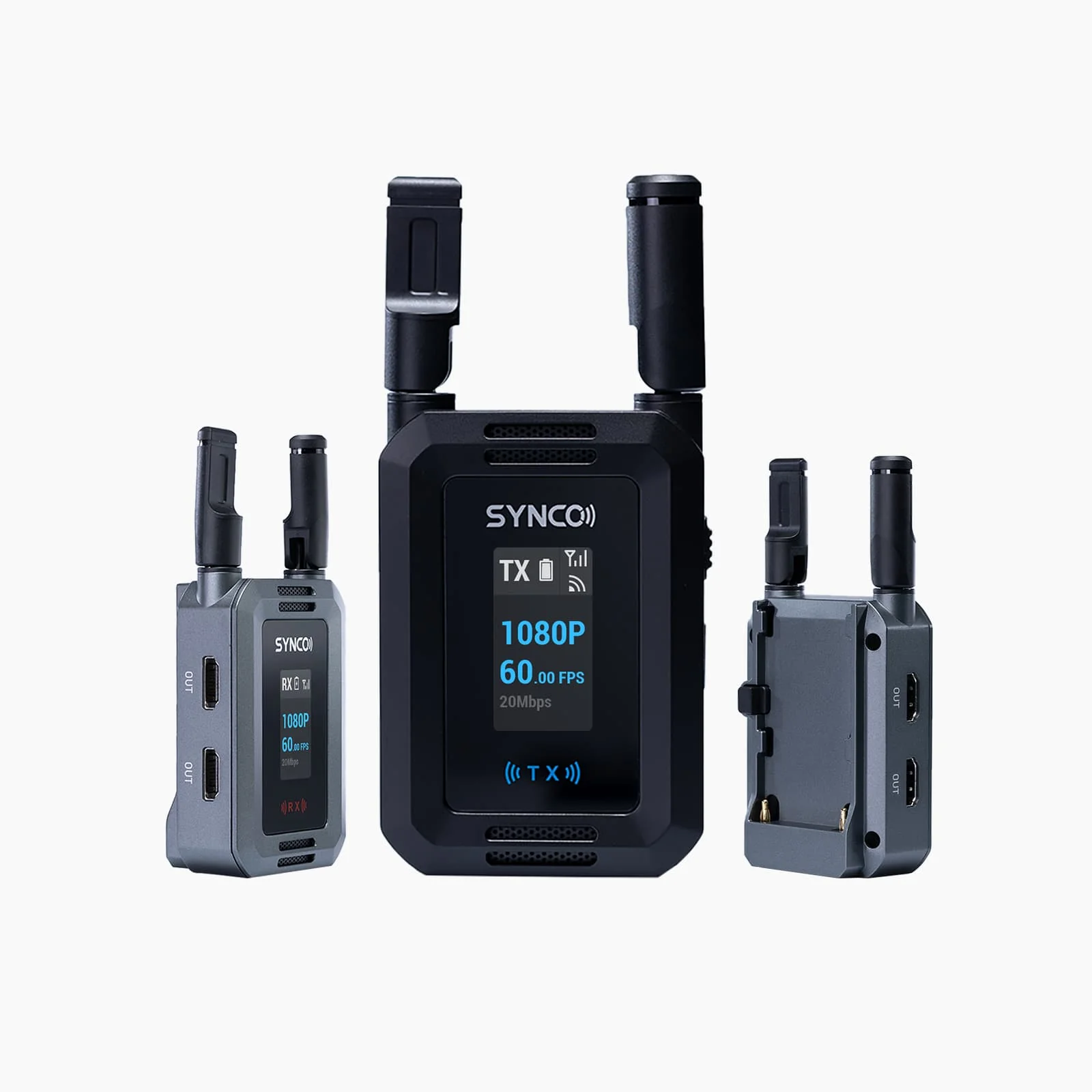 SYNCO XVision HD Wireless HD Video Transmission System, 200m Range, Multi-Screen Monitoring, 40ms Low Latency - Image 2