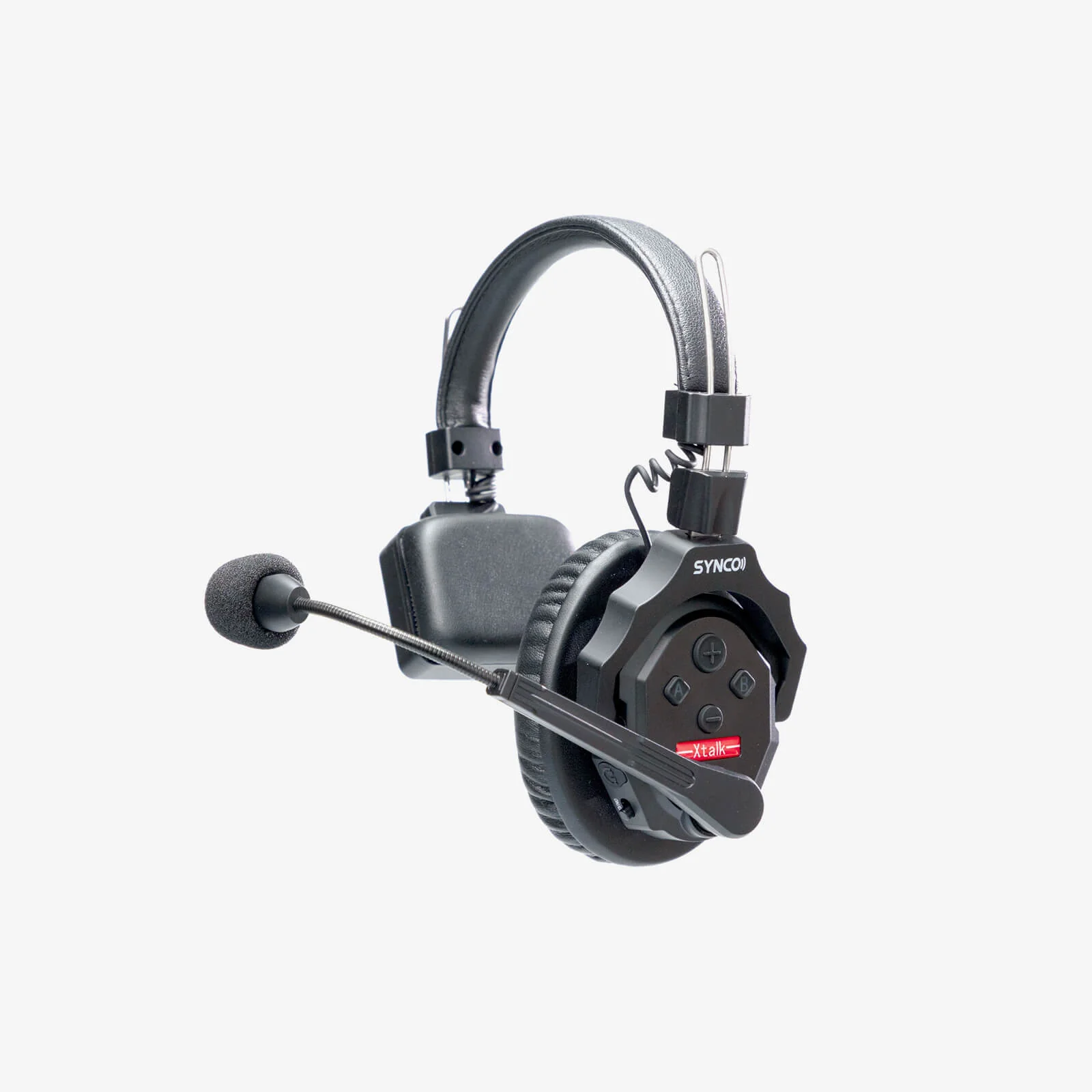 SYNCO Xtalk X First-Gen Wireless Intercom Headset, Full Duplex Single-Ear System at 2.4GHz, 350m Transmission Range